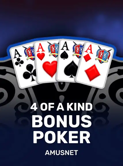 4 of a Kind Bonus Poker game tile